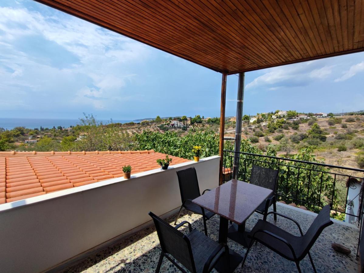 Thomas View Εξοχικό Σπίτι Με Θέα Στη Θάλασσα Porto Heli Exteriör bild